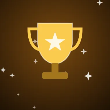 Tournaments tile with a gold trophy